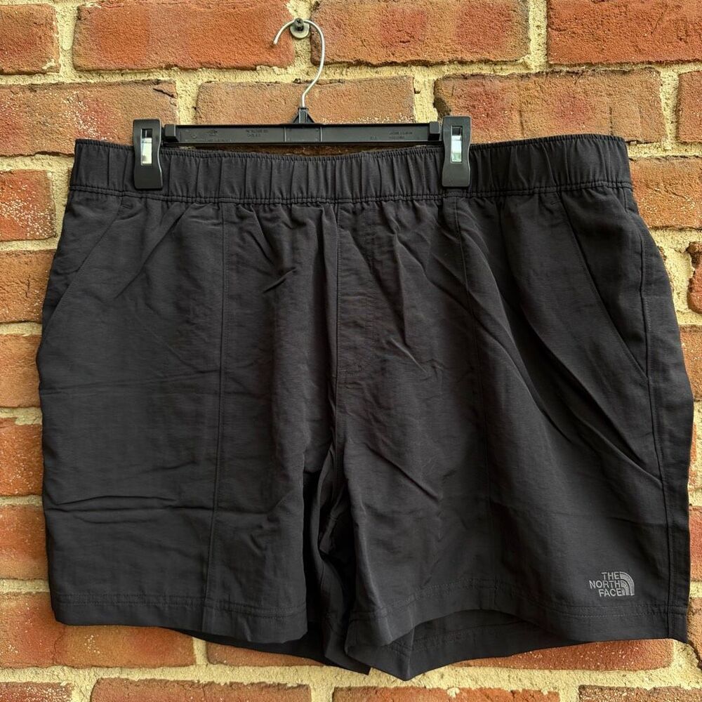 The North Face Men's Elastic Waist Pull-on Shorts swim trunks Black XXL NEW